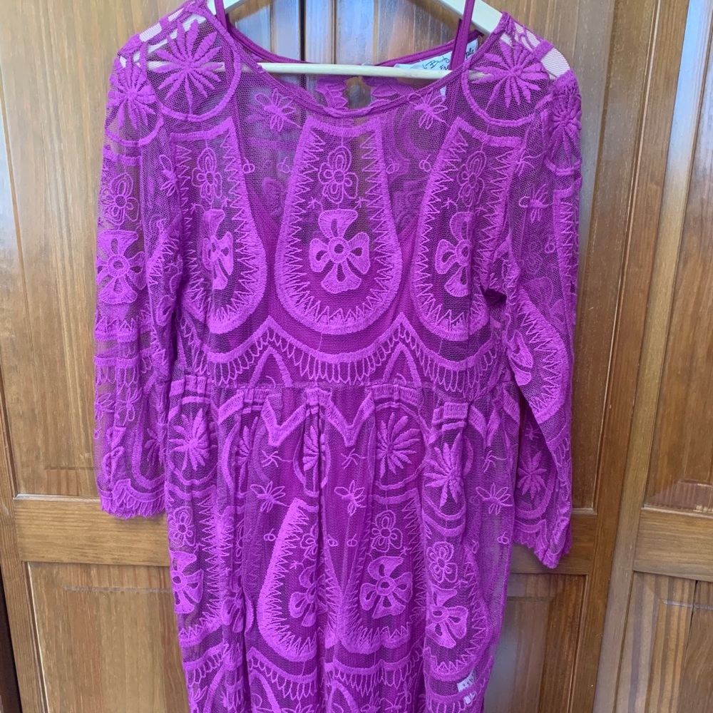 Free People Jen's Pirate Booty Pixie Dress Rose L